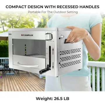 Camplux Infrared Steak Grill with 1600℉ Fast Heating