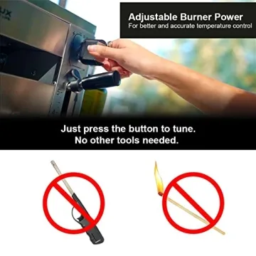 Camplux Infrared Steak Grill with 1600℉ Fast Heating