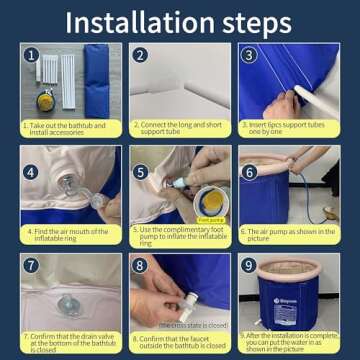 Large Ice Bath Tub for Athletes Outdoor Portable Bathtub for Athletes Cold Water Therapy Tub for Recovery Cold Plunge Tub Ice Barrel Ice Bath Tub11