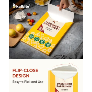 Heavy Duty Parchment Paper Sheets for Baking - 200Pcs