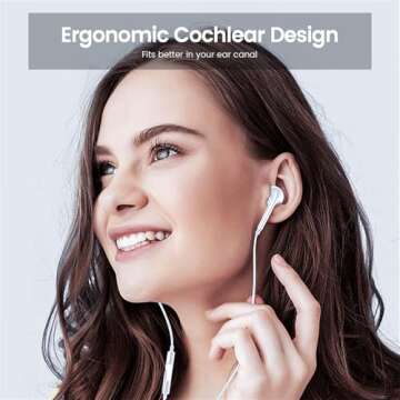 USB C Headphones for iPhone 15 - 2 Pack