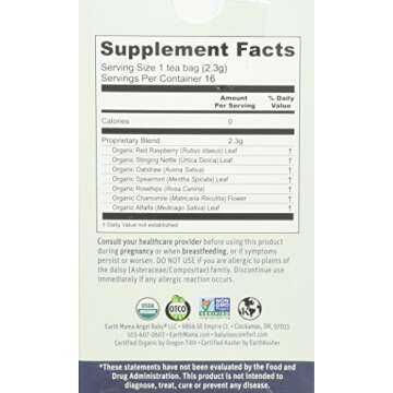 Earth Mama Organic Third Trimester Tea, 16 Count (Pack of 2)