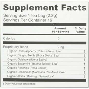 Earth Mama Organic Third Trimester Tea, 16 Count (Pack of 2)