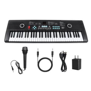 61 Keys Electric Piano with Teaching Mode & Accessories