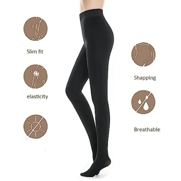 Fleece Lined Tights for Women - Comfortable Thermal Leggings