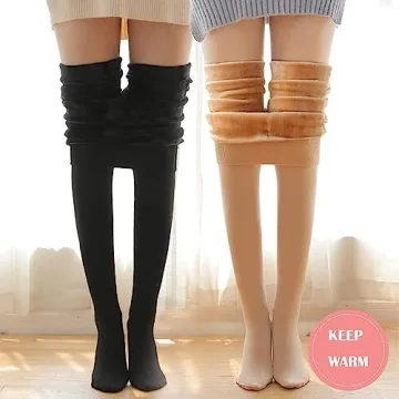 Fleece Lined Tights for Women - Comfortable Thermal Leggings