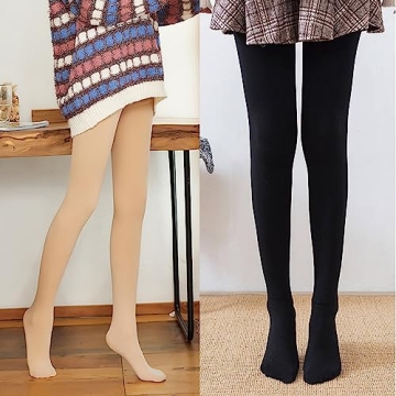 Fleece Lined Tights for Women - Comfortable Thermal Leggings