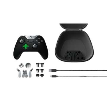 Microsoft Bluetooth Elite Series 2 Controller - Starter Bundle for Xbox One