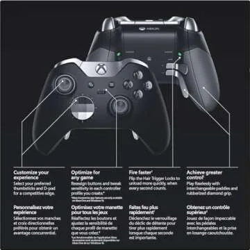 Microsoft Bluetooth Elite Series 2 Controller - Starter Bundle for Xbox One