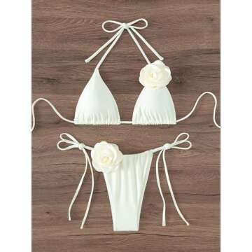 Stylish COZYEASE Women's 2 Piece Bikini for Beach Days