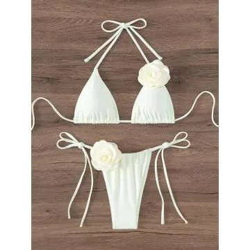 Stylish COZYEASE Women's 2 Piece Bikini for Beach Days