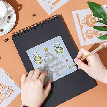 16 Christmas Stencil Templates for Holiday Crafting