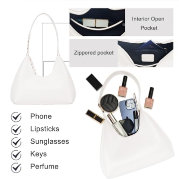 PS PETITE SIMONE Women's Small Hobo Bag for Everyday Style