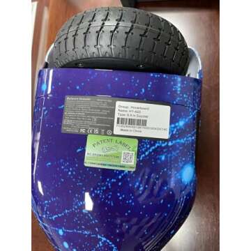 SISIGAD Hoverboard for Kids Ages 6-12, with Built-in Bluetooth Speaker and 6.5" Colorful Lights Whee...