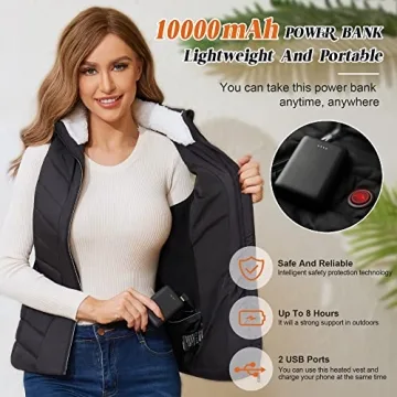 ZLTFashion Women's Heated Vest - Stylish Winter Warmth