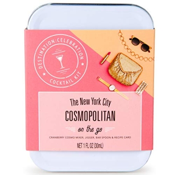 Thoughtfully Cocktail Kit Travel Tin - Cranberry Cosmo Mix