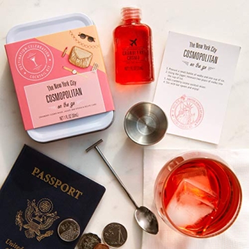 Thoughtfully Cocktail Kit Travel Tin - Cranberry Cosmo Mix
