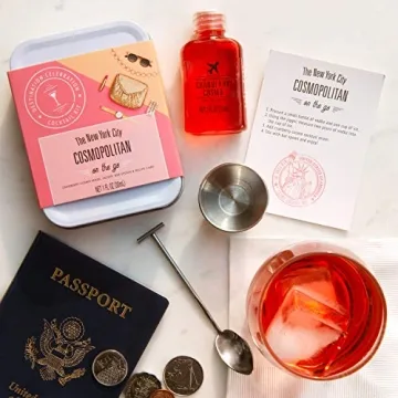 Thoughtfully Cocktail Kit Travel Tin - Cranberry Cosmo Mix