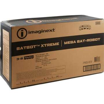 Fisher-Price Imaginext DC Super Friends Batman Toy, Batbot Xtreme Robot Playset, 30 Inches Tall with...