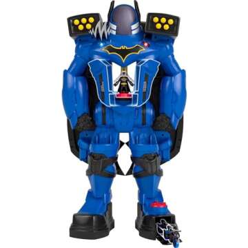 Fisher-Price Imaginext DC Super Friends Batman Toy, Batbot Xtreme Robot Playset, 30 Inches Tall with Figure for Pretend Play Kids Ages 3+ Years​ (Amazon Exclusive)