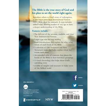 NIV Holy Bible, Larger Print, Paperback: A Timeless Spiritual Companion