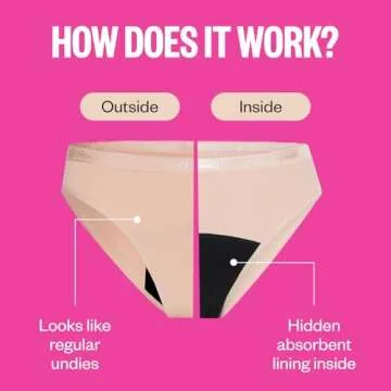 Modibodi Sensual Hi-Waist Bikini - Heavy Overnight Absorbency Period Protection Underwear for Women Menstrual Panties Black - 10/S