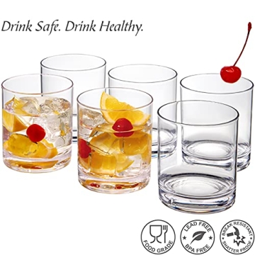 Amazing Abby 12-Ounce Shatter-Proof Plastic Tumblers Set