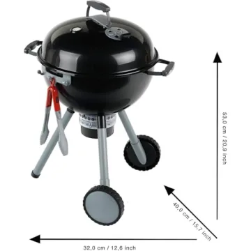 Theo Klein Weber Kettle Toy Grill for Kids Cooking Fun