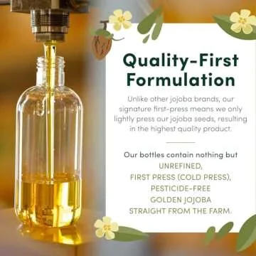 HobaCare 100% Pure Jojoba Oil for Skin & Hair Care