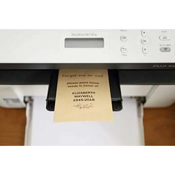 Soligt Self-Sealing, Printable Seed Packet Envelopes - 100 Counts, 3" x 4.5", Small Resealable Paper Envelopes for Seeds Saving