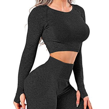 Stylish SEASUM Women's Workout Crop Top for Active Wear