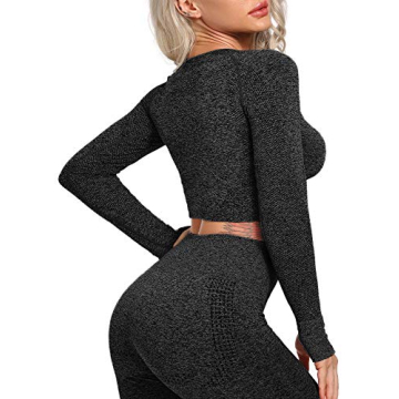 Stylish SEASUM Women's Workout Crop Top for Active Wear