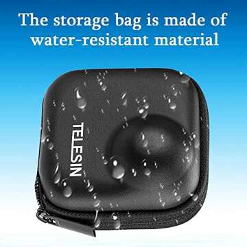 ULBTER GoPro MAX Screen Protector & Mini Case 9H Hardness