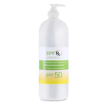 SPF 50 Mineral Sunscreen with Zinc Oxide, 1 Quart