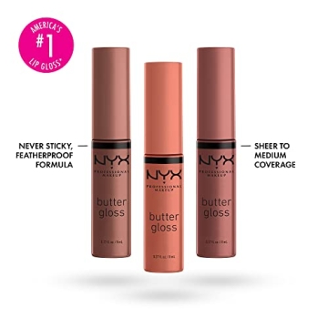 NYX Butter Gloss Trio - Brown Sugar Lip Gloss Set