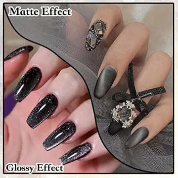 Cat Eye Gel Polish Kit for Stunning Holographic Nails