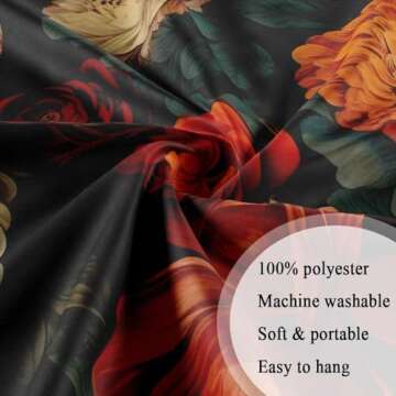 SAOLUIS Floral Tapestry - Vintage Floral Wall Hanging