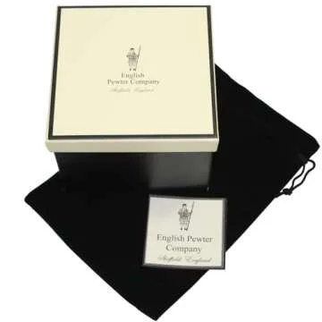 English Pewter Company 11oz Old Fashioned Whiskey Rocks Glass With Monogram Initial - Unique Gifts For Men - Personalized Gifts With Your Choice of Initial (K) MON111