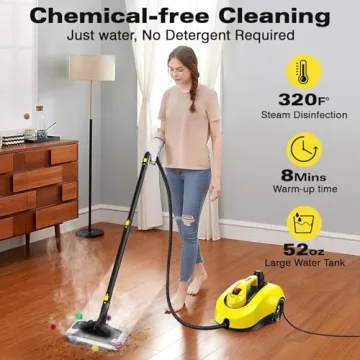 TVD Heavy Duty Steam Cleaner 28 Accessories Eco-Friendly