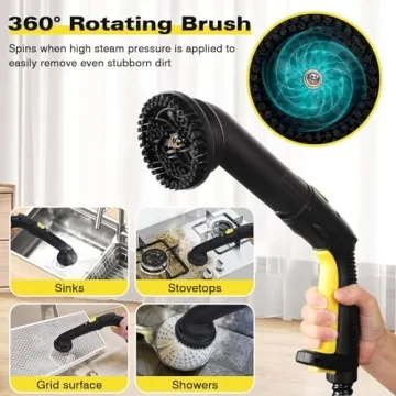 TVD Heavy Duty Steam Cleaner 28 Accessories Eco-Friendly