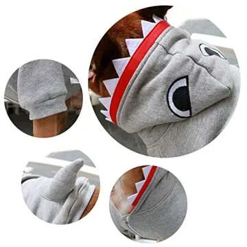 iChoue Shark Costume for Small Dogs - Adorable & Funny