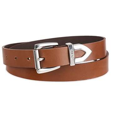 Levi's Women's Roller Buckle Casual Belt - Tan Classic - Medium