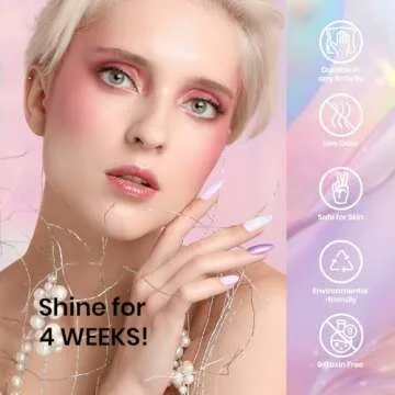 Beetles Gel Nail Polish Set-20 Colors Hot Pink Purple Shimmer Green Unicorn Bright Glitter Manicure Collection Gel Polish Kit with Base Matte Glossy Top Coat