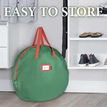 Durable Masirs Christmas Wreath Storage Bag - 2-Pack