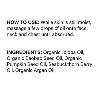 Lotus Moon Pumpkin Sea Buckthorn Facial Oil for Radiance