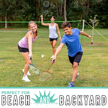 Franklin Sports Badminton Racket Set for All Ages