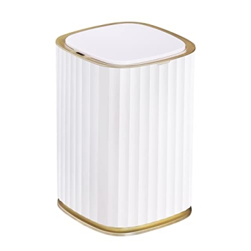 ELPHECO 3.5 Gallon Bathroom Trash Can – Elegant Motion Sensor Design for Every Home