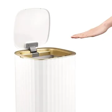 Elegant Motion Sensor Trash Can - ELPHECO 3.5 Gallon Design