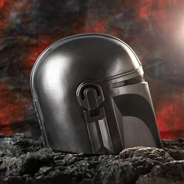 Karc Men Helmet Deluxe Manda Helmet Resin Full Head Mask for Men Halloween Cosplay Costume Accessori...