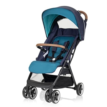 Evenflo Gold Otto Self-Folding Lightweight Travel Stroller in Sapphire Blue